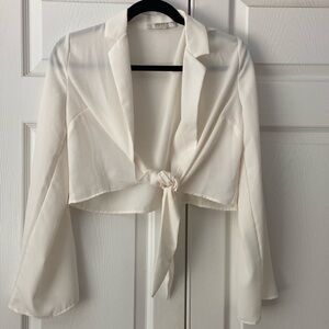 Chiffon Style Wrap Top